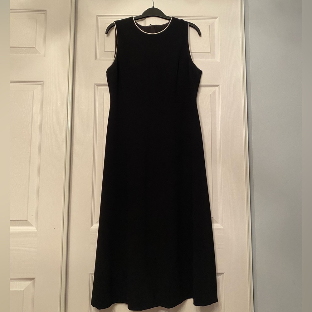 Judith & Charles Black and White Dress
